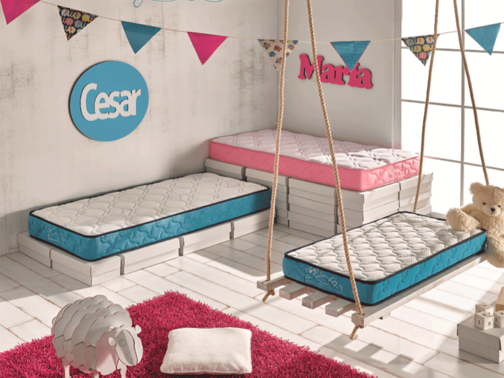 Colchón específico para niños.