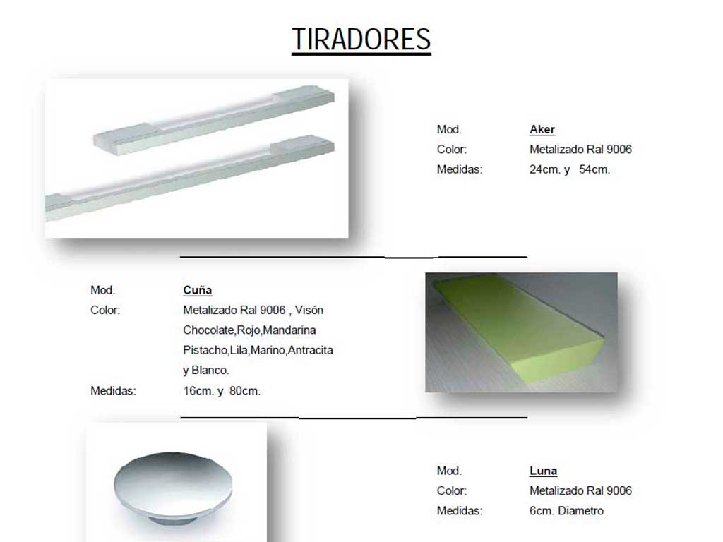 TIRADORES CAMAS ABATIBLES