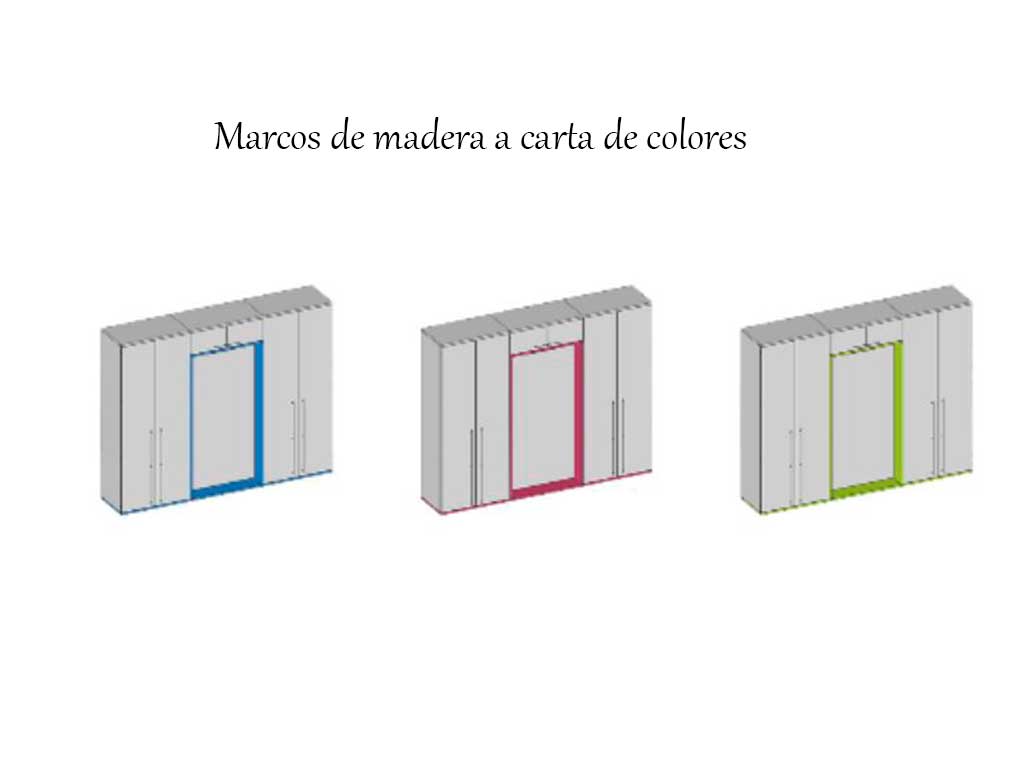 Cama abatible vertical con armarios