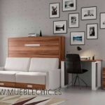 Cama plegable con sofá