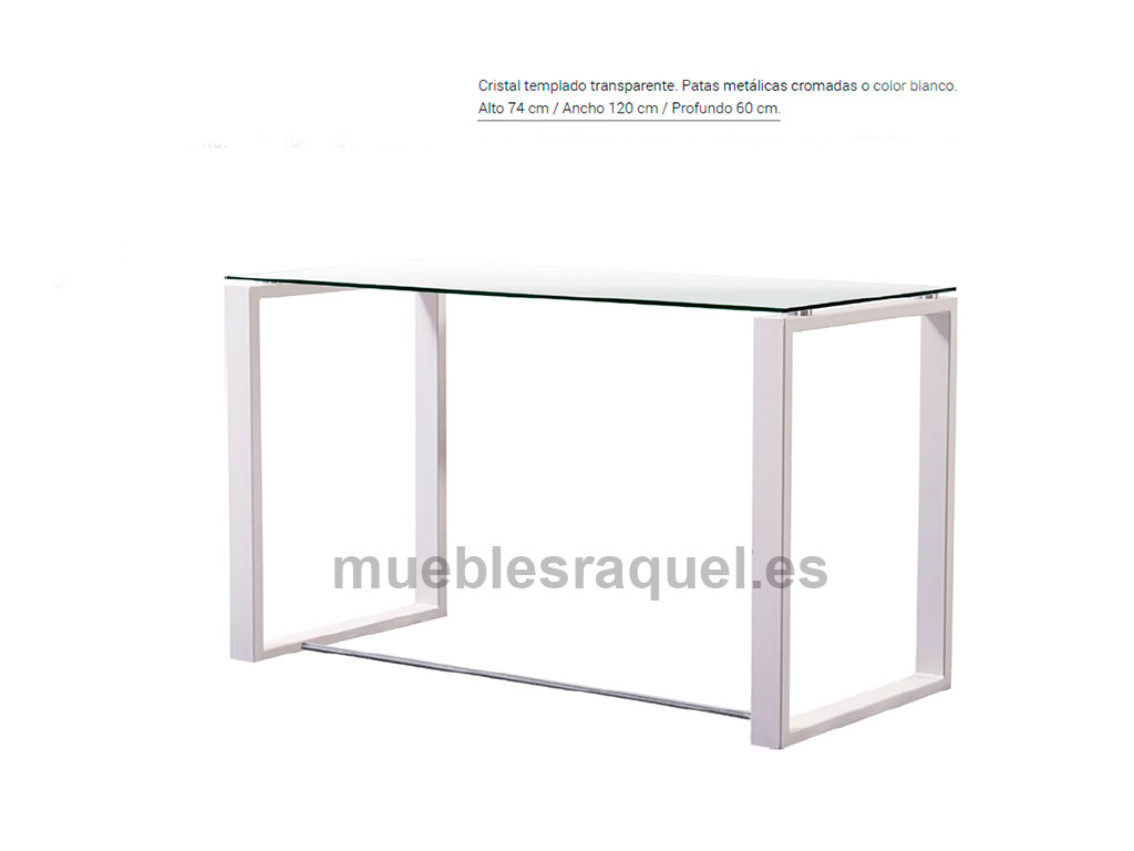 Mesa de cristal 120 benetton