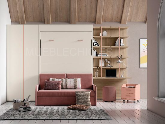 cama abatible con sofá arcón ot12